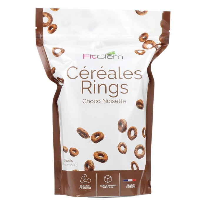 CÉRÉALES RINGS - Chocolat noisette -  - FitClem