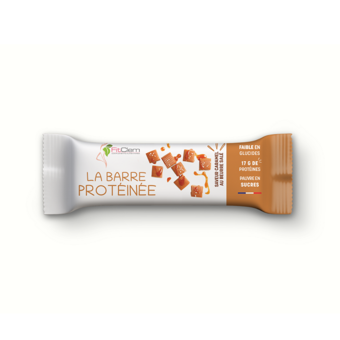 Barre protéinée - Caramel au beurre salé – FitClem