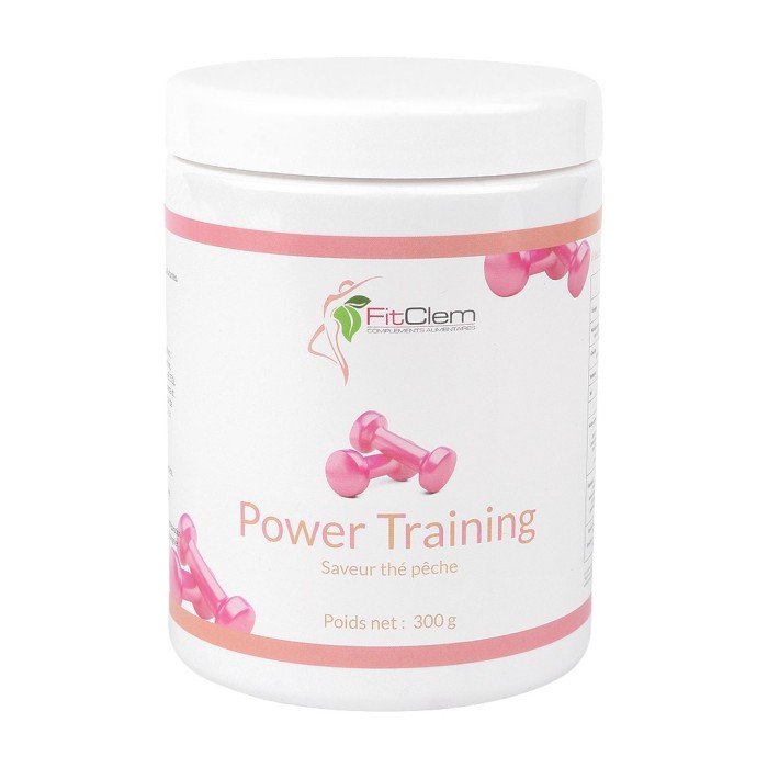 Power Training Thé Pêche – Pré-Workout & BCAA - FitClem