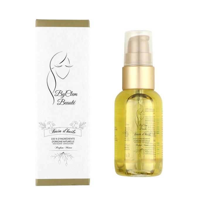 Bain d’Huile Capillaire – Soin Naturel pour Cheveux Secs - FitClem