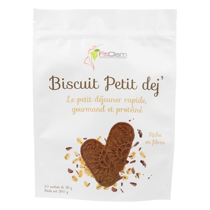 BISCUIT PETIT DÉJ' - Cacao et pépites de chocolat - FitClem