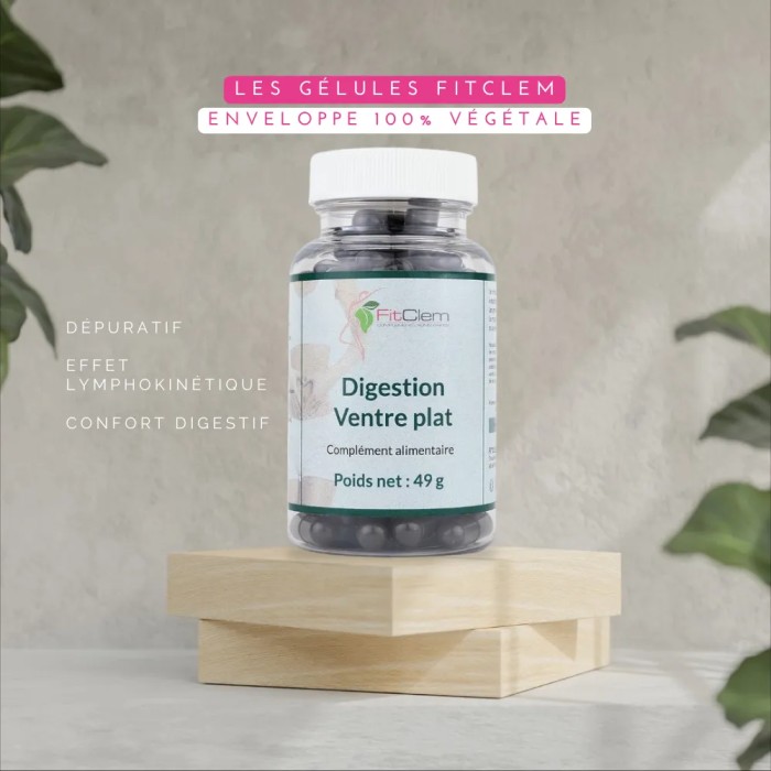 Digestion Ventre Plat - Complément Naturel Anti-Ballonements - FitClem