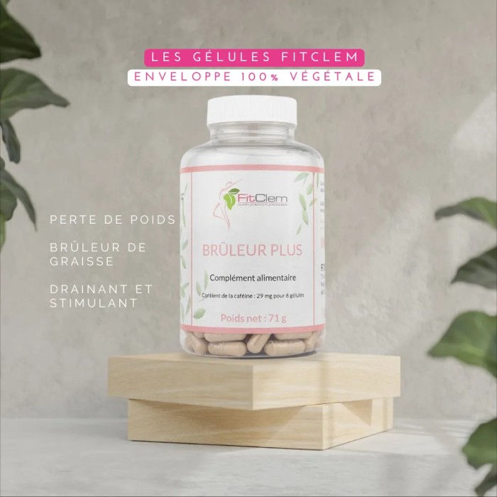 GÉLULES BRÛLEUR PLUS - Oxydation des graisses - FitClem