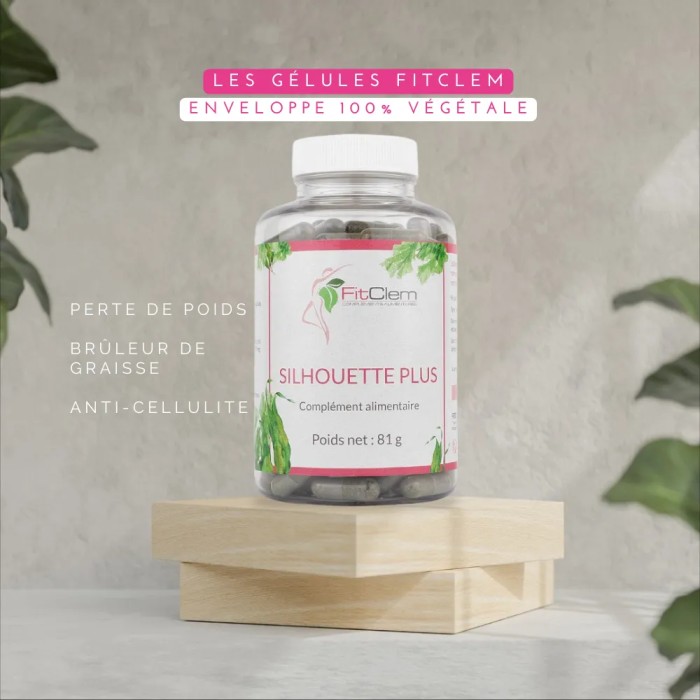 SILHOUETTE PLUS – Gélules Minceur Anti-Cellulite Naturelles - FitClem