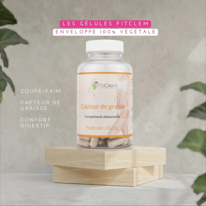 GÉLULES CAPTEUR DE GRAISSE - FitClem