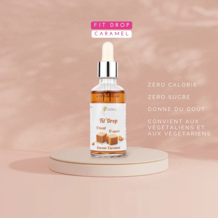 Fit'DROP Caramel - Arôme sans sucre - FitClem