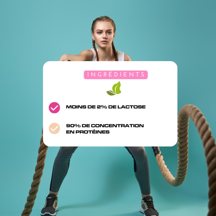 Whey Isolate Cookie Cream 90% Protéines – FitClem