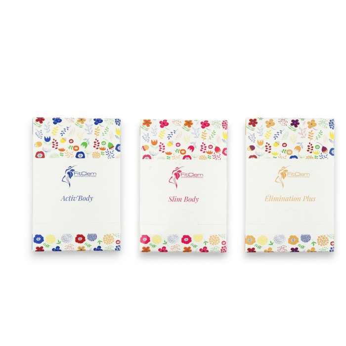Pack 3 Thés – Perte de Poids & Rétention d'Eau : Brûle les Calories et Détoxifie - FitClem 