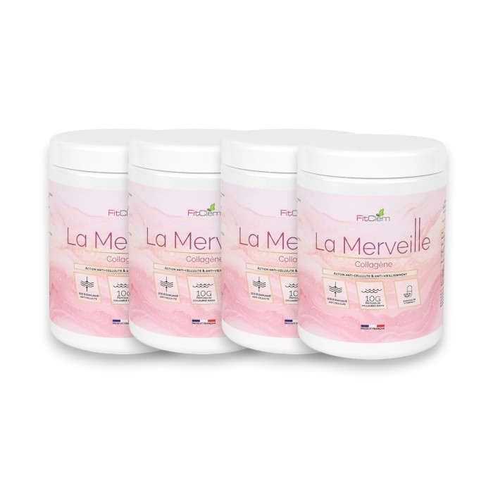 Pack La Merveille - 4 Cures : Beauté et Bien-être - FitClem 