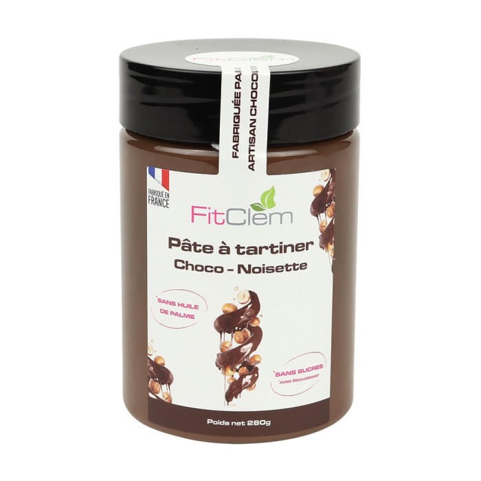 Pâte à Tartiner Choco-Noisette - Sans Sucre - FitClem