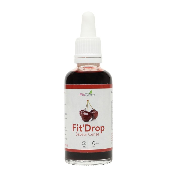 FIT'DROP Cerise - Arôme sans sucre - FitClem