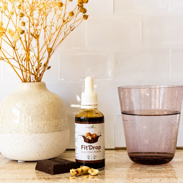Fit'DROP Choco Noisette – Zéro Sucre & Zéro Calorie - Fitclem