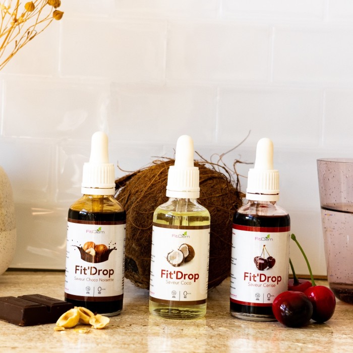 Fit'Drop Noix de Coco - Collation Saine et Gourmande -  FitClem