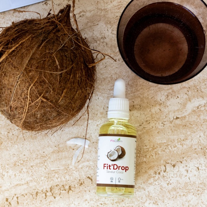Fit'Drop Noix de Coco - Collation Saine et Gourmande -  FitClem