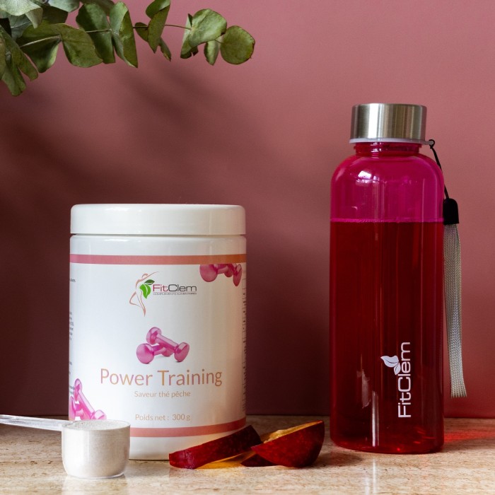 Power Training Thé Pêche – Pré-Workout & BCAA - FitClem