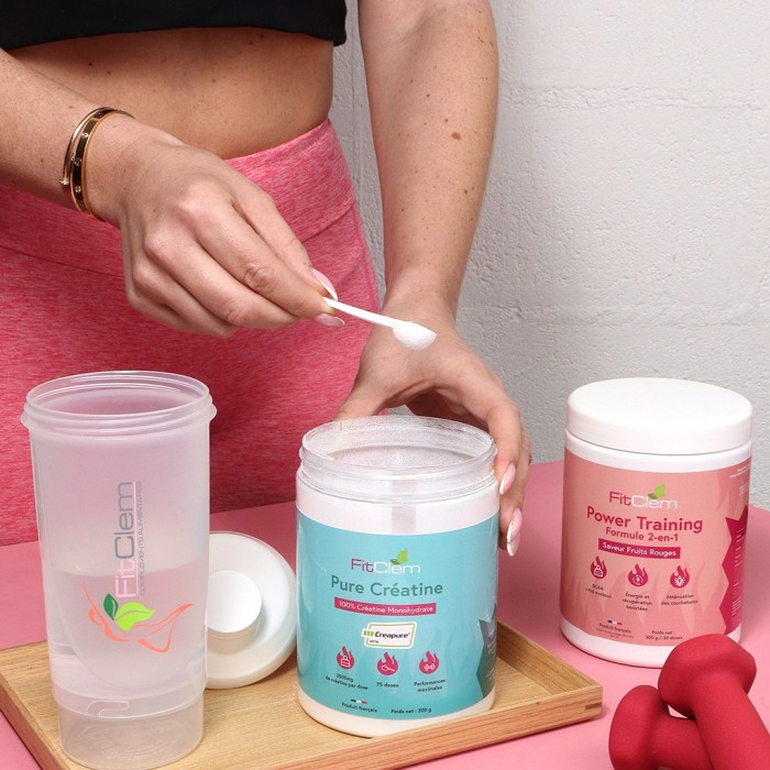 Power Training Fruits Rouges – Pré-Workout & BCAA 2-en-1 - FitClem