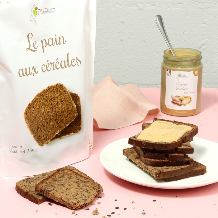 Pain aux Céréales - Collation riche en fibres et protéines - Fitclem