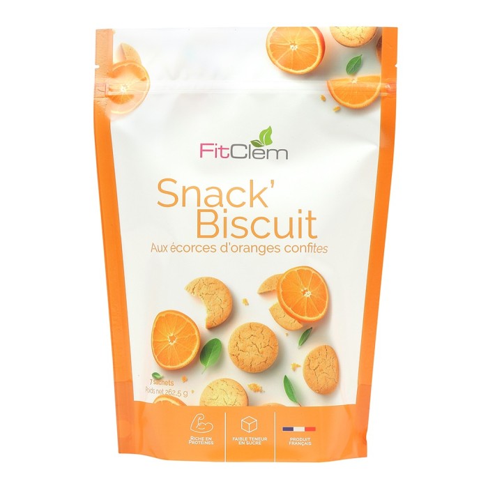 SNACK BISCUIT - Écorces d'oranges confites - Fitclem