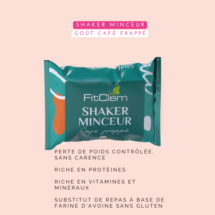 Shaker Minceur Café Frappé – Substitut de Repas Protéiné - FitClem