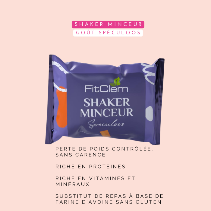 SHAKER MINCEUR - SPECULOOS - Repas Minceur - FitClem