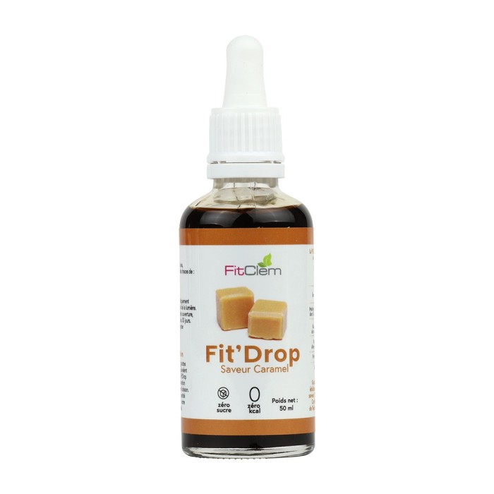 Fit'DROP Caramel - Arôme sans sucre - FitClem