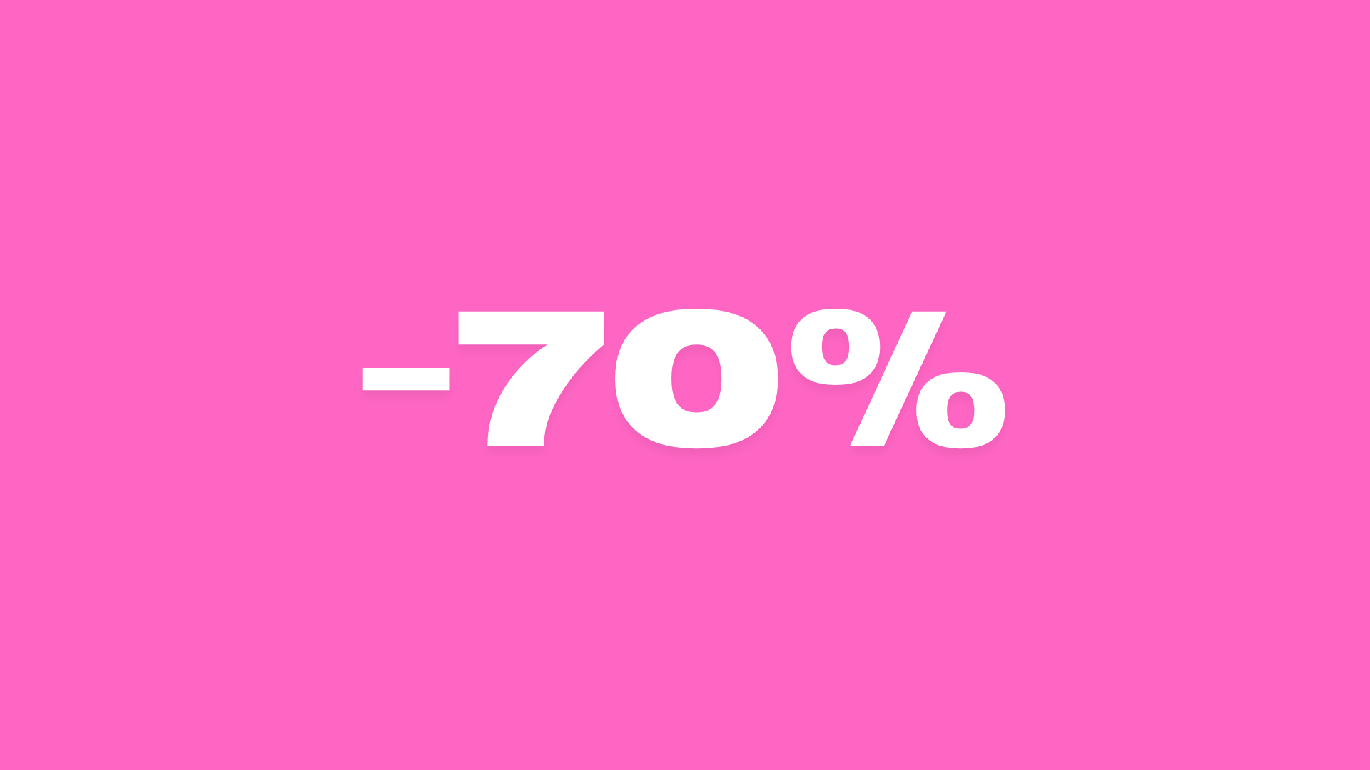 SOLDES JUIN 70%