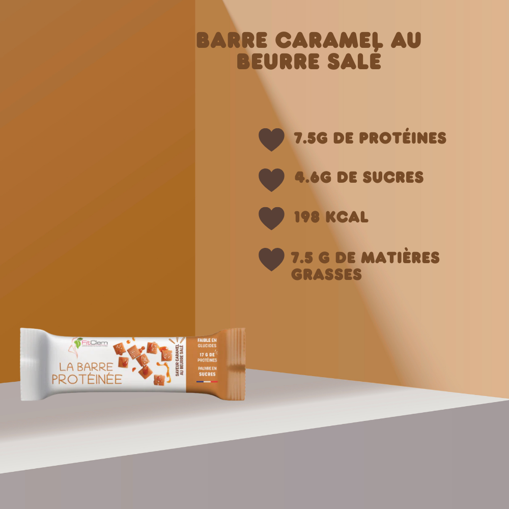 BARRE PROTÉINÉE - CARAMEL AU BEURRE SALÉ