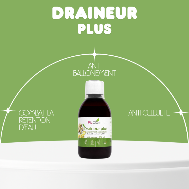 DRAINEUR PLUS - Élimination et Anti-ballonnement