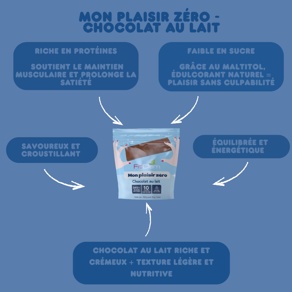 MON PLAISIR ZÉRO - CHOCOLAT AU LAIT