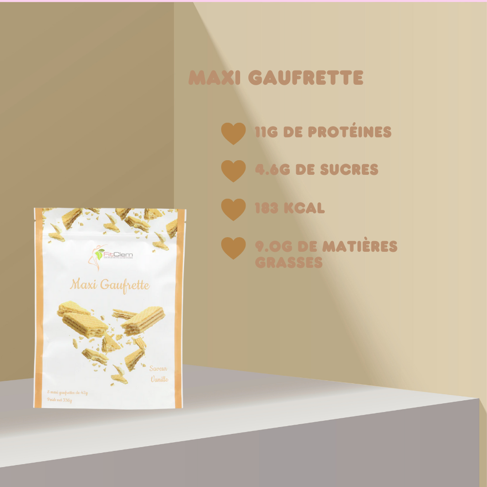 MAXI GAUFRETTE - lot de 8