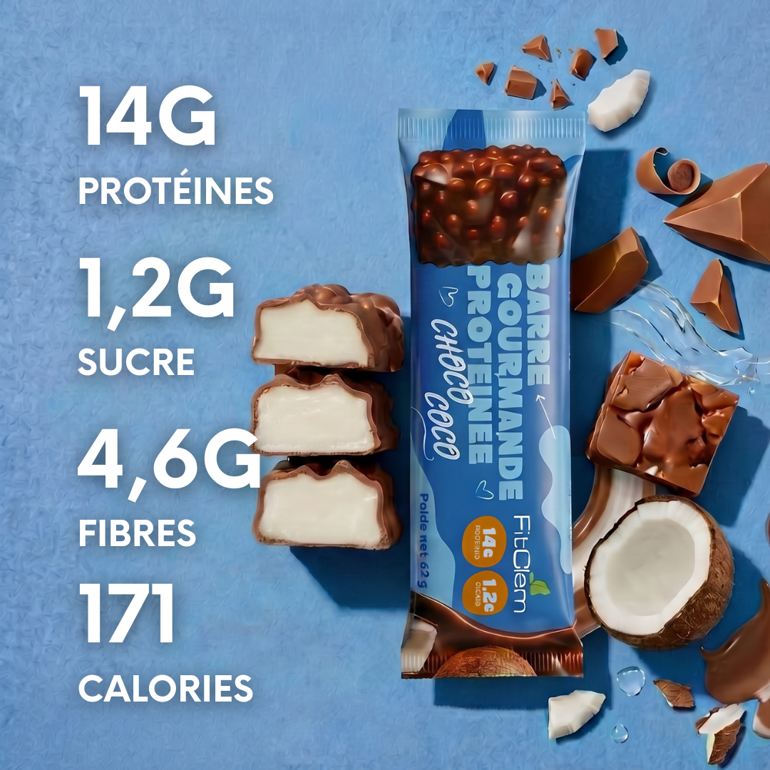 Barre Protéinée Choco Coco | 14g de Protéines