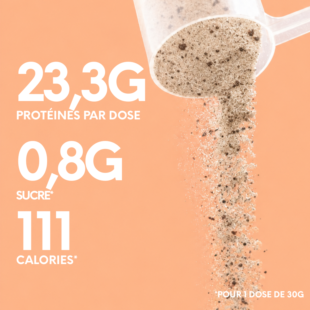 Whey Iso Cookie Cream | Faible en lactose, protéine pur à 90%