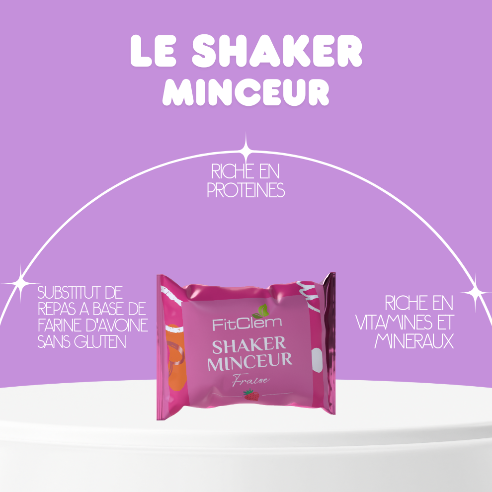 Shaker Minceur Fraise | Pack de 10