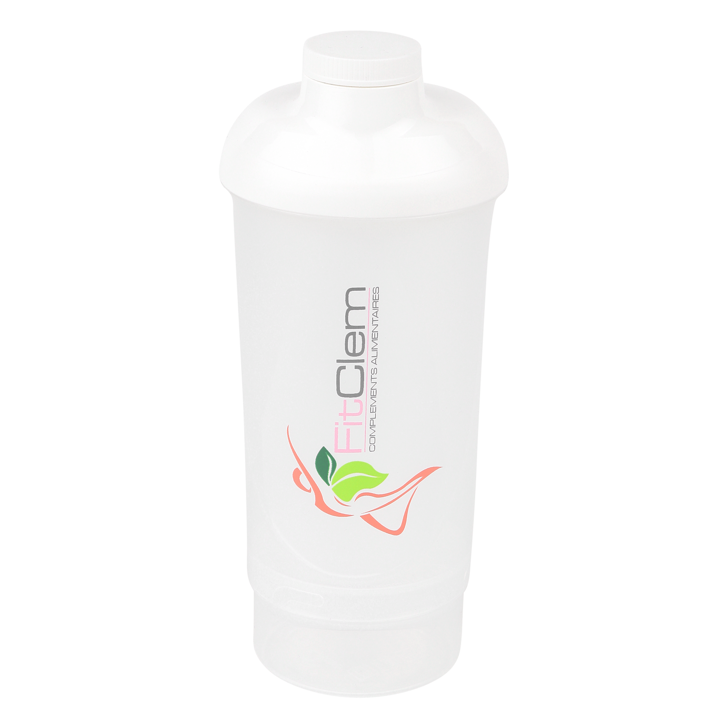 SHAKER AVEC COMPARTIMENT - BLANC