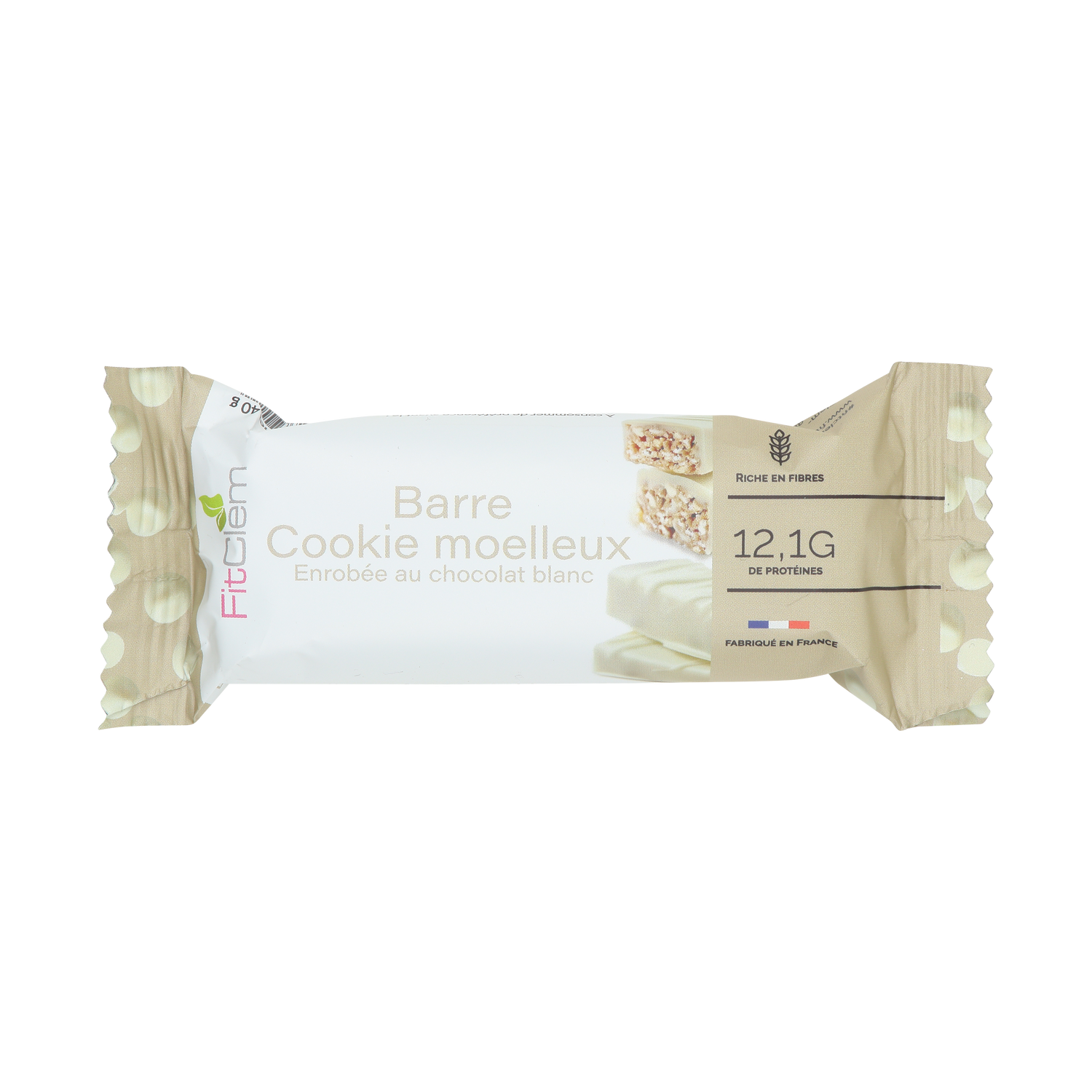 BARRE COOKIE MOELLEUX  - CHOCOLAT BLANC