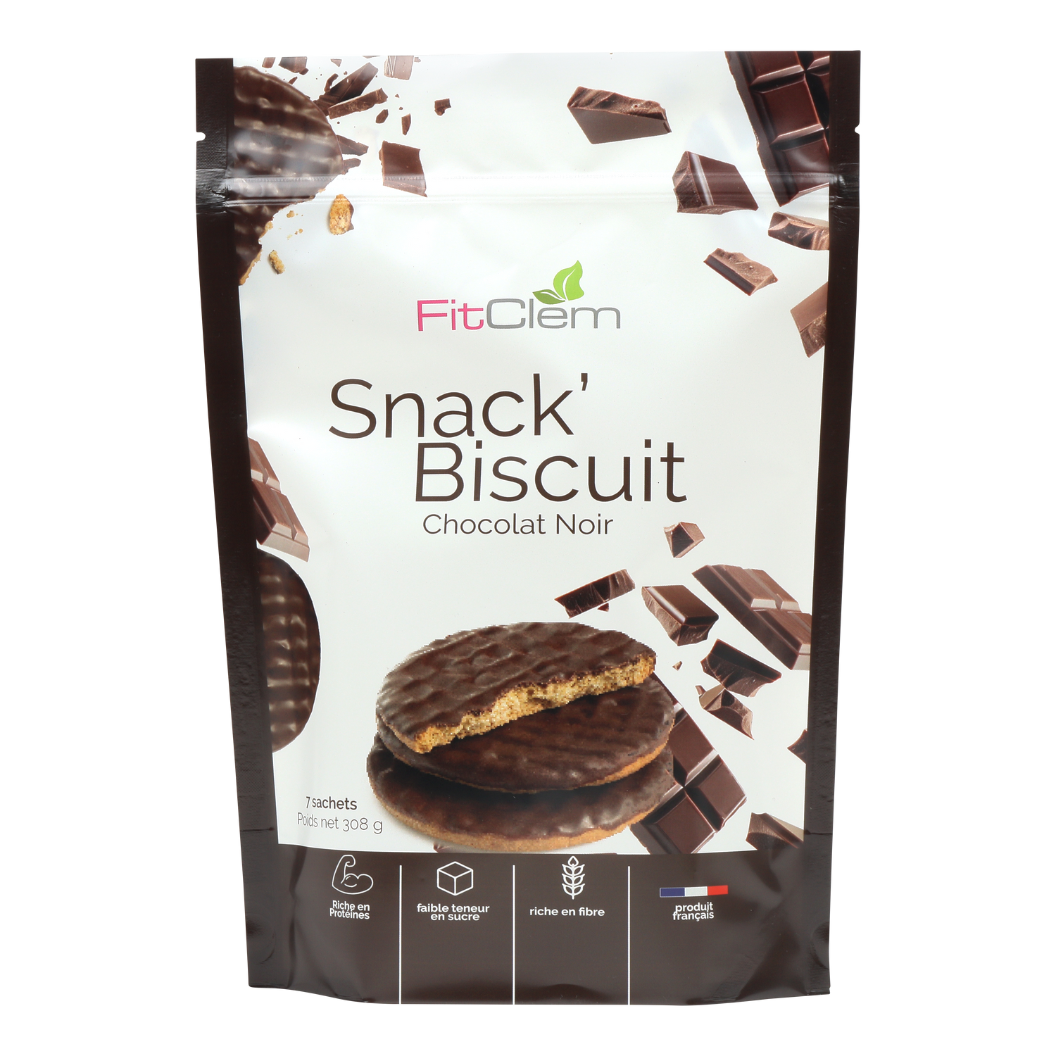 SNACK BISCUIT - CHOCOLAT NOIR