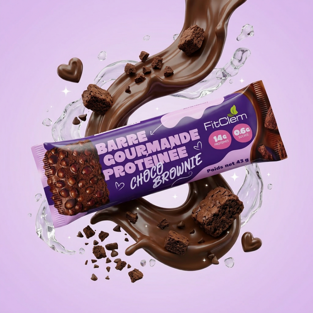 Barre Protéinée Choco Brownie | 14g de protéines
