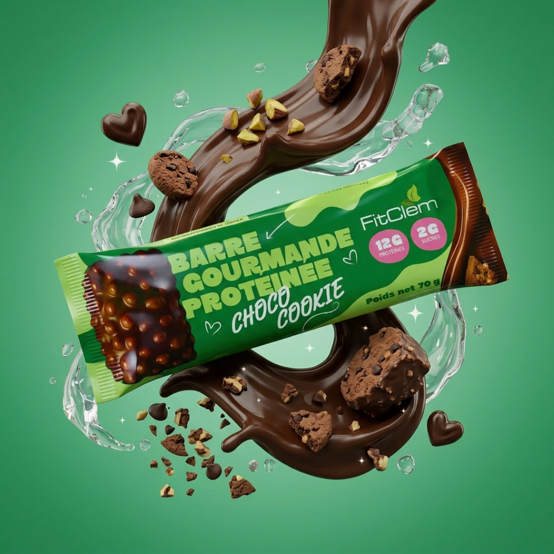Barre Protéinée Choco Cookie | 12g de protéines