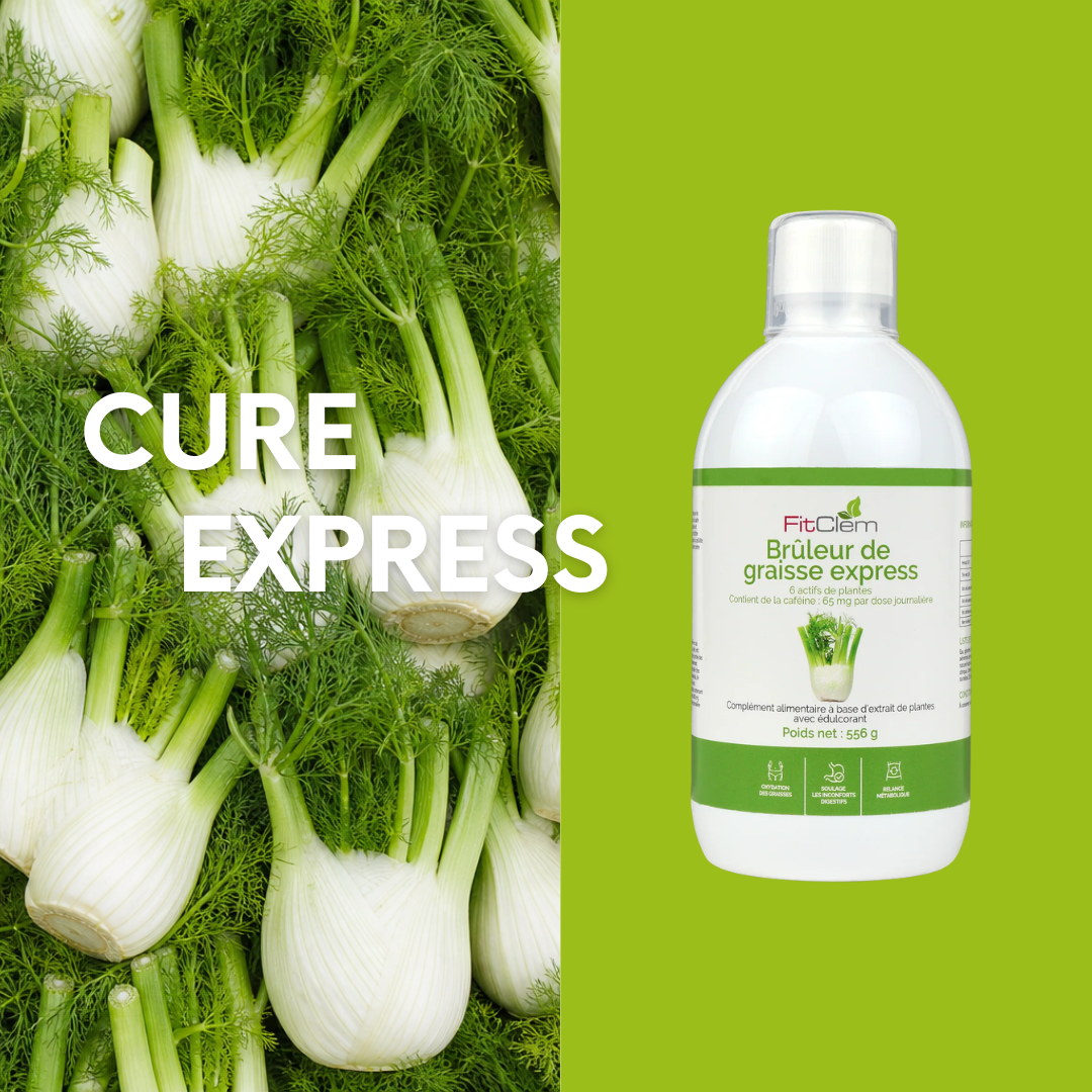 Brûleur de Graisse Express FitClem, cure minceur express de 20 jours.