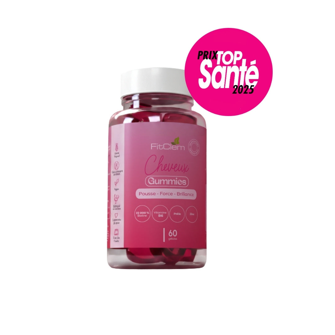 Gummies CHEVEUX - pousse et brillance
