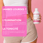 Circulation Boost est présenté pour stimuler la circulation sanguine, favoriser l’élimination de l’excès d’eau et contribuer à une sensation durable de jambes légères.
