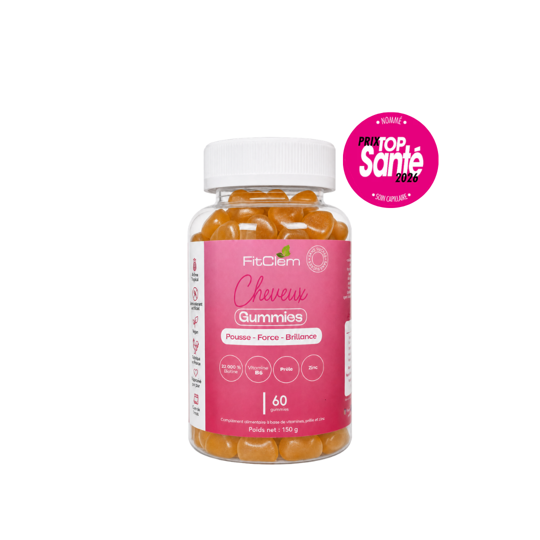 Gummies Cheveux | 22 000% AR Biotine | Brillance & Pousse