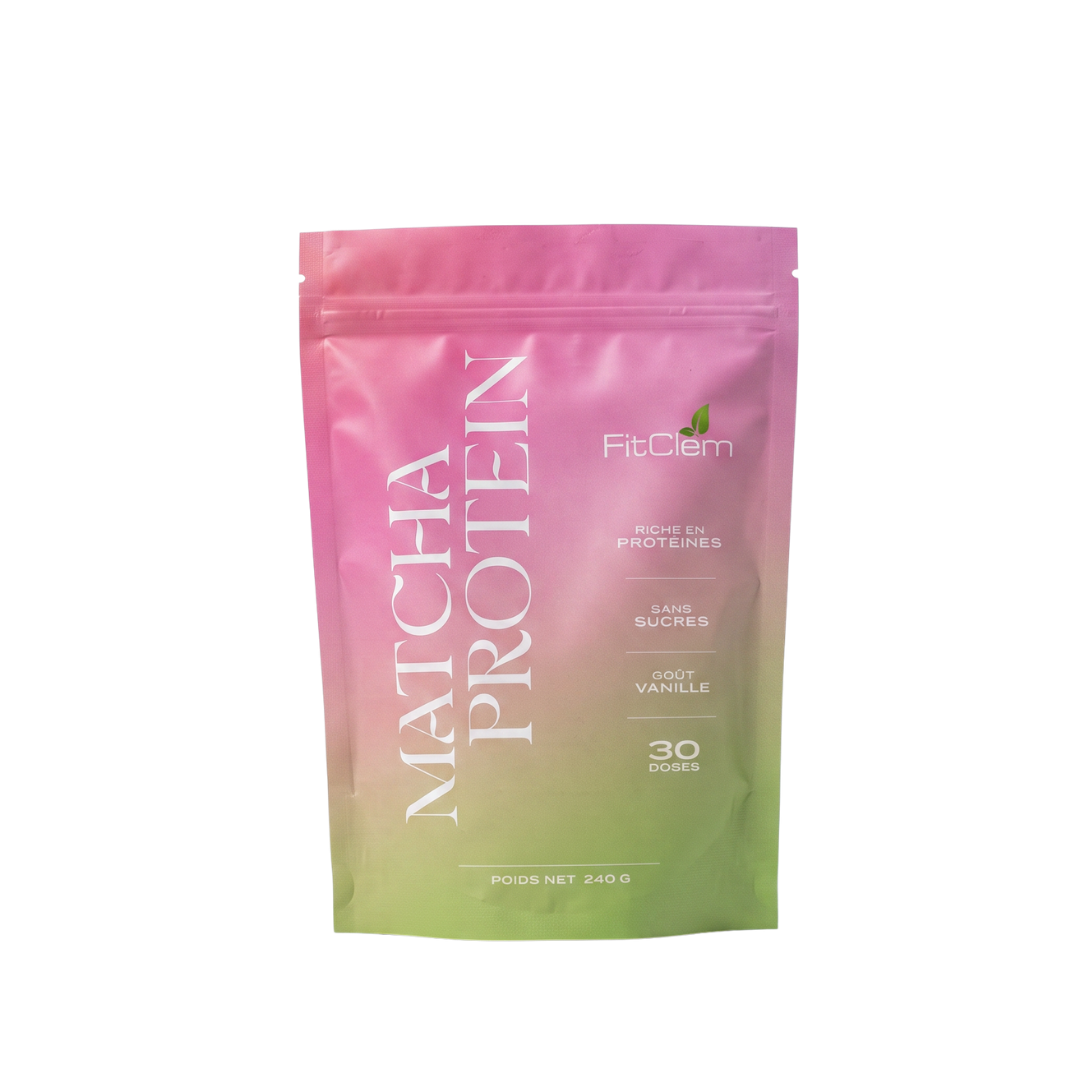 Matcha Protein | Saveur Vanille | 5G protéines | 29 Calories | Sans sucre | 30 doses