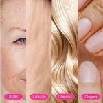 La Merveille cible quatre besoins : les rides, la cellulite, les cheveux et les ongles.