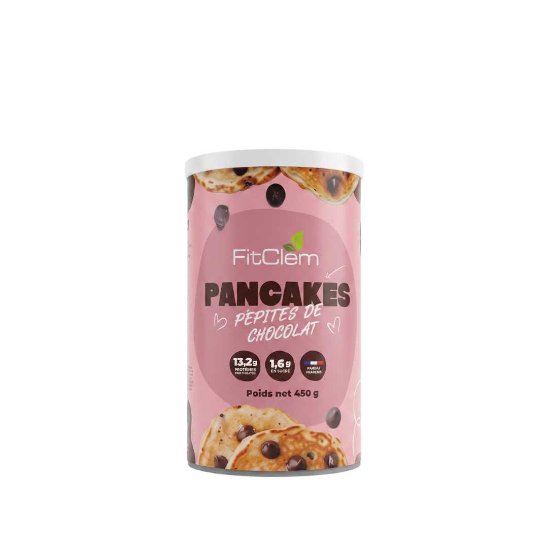 Pancakes aux Pépites de Chocolat | Riche en protéines