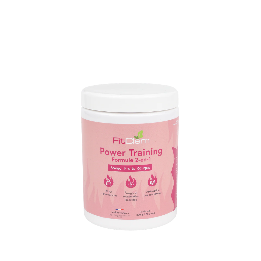 Power Training Fruits Rouges | Pré-Workout + BCAA