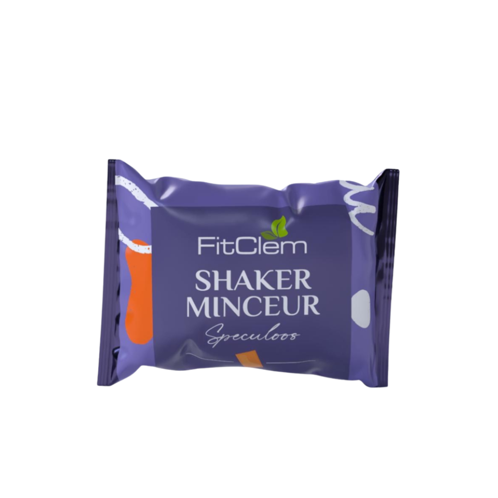 Sachet de Shaker Minceur FitClem saveur spéculoos, substitut de repas de 60 g.