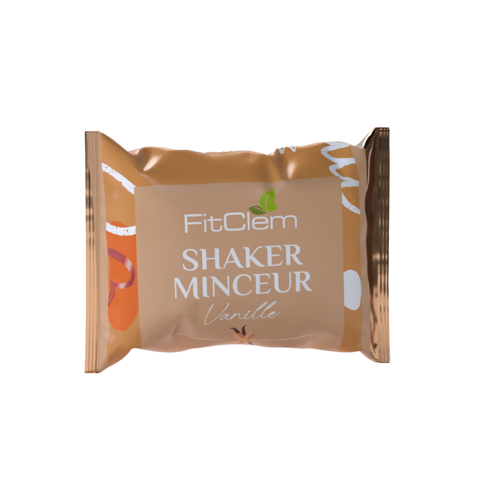 Sachet de Shaker Minceur FitClem saveur vanille, substitut de repas de 60 g.