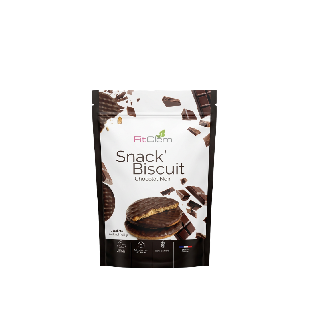 Snack Biscuit Chocolat Noir | Faible en Sucre