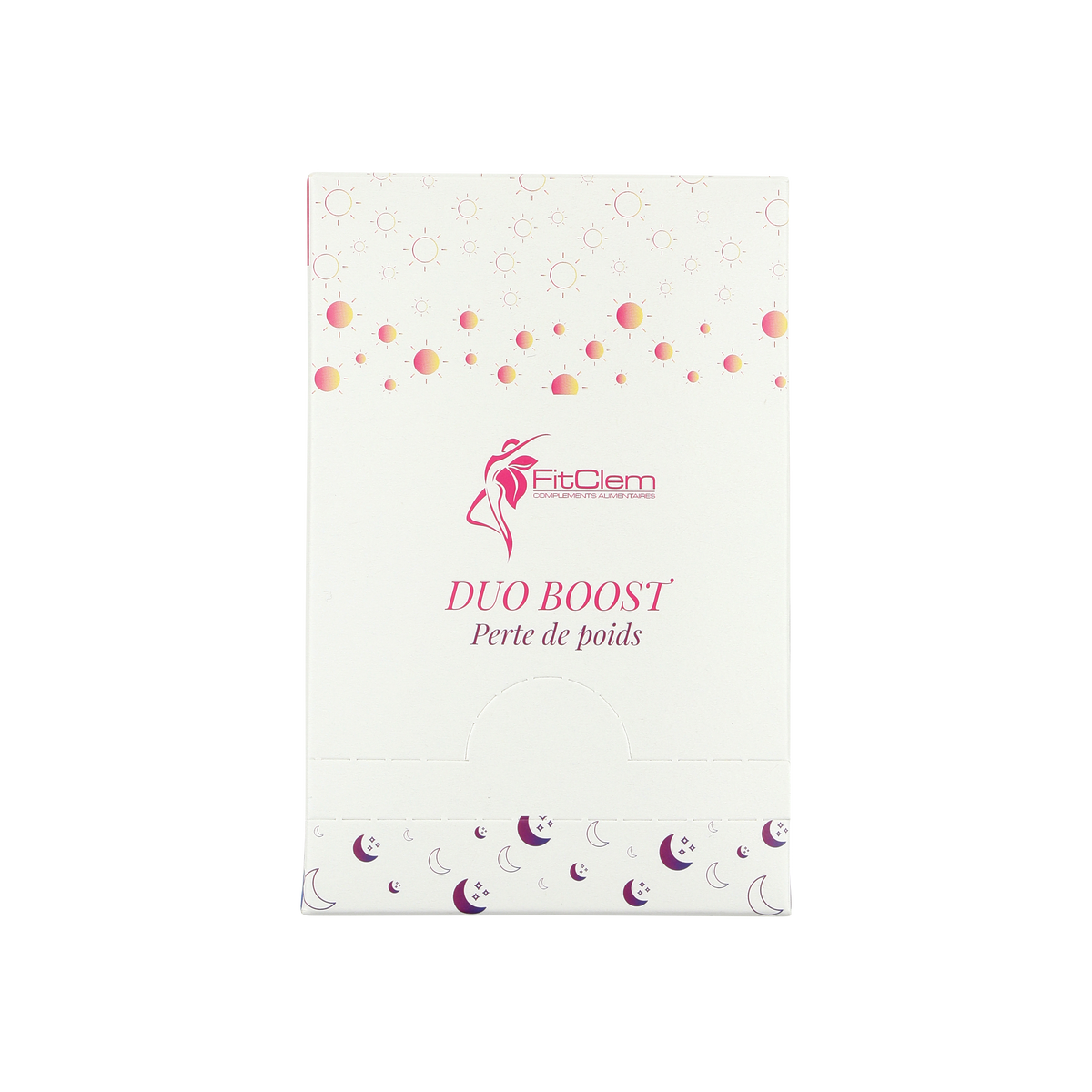 Boîte Duo Boost’ FitClem, cure minceur de 10 jours avec infusion Boost’Day le matin et Drain’Night le soir.